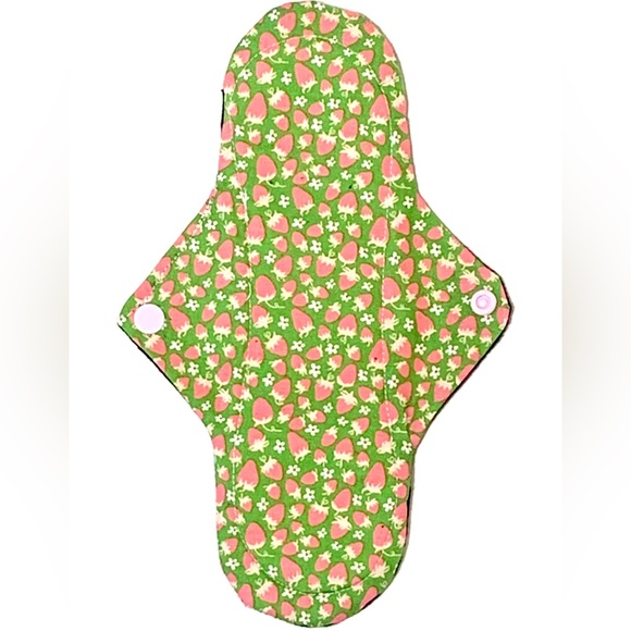 Three Heavy Plus Cloth Menstrual Pads Handmade in Canada with PUL and Zorb - Picture 3 of 5